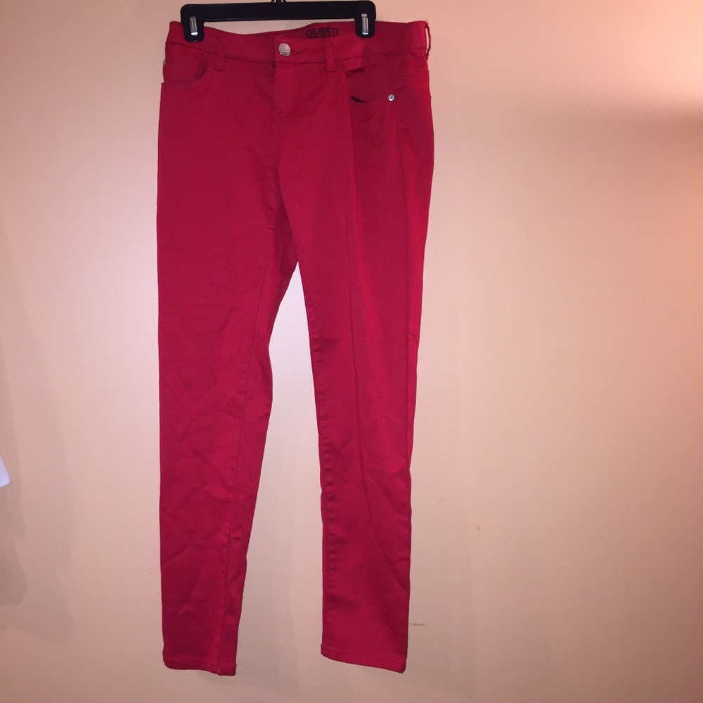 RED HOT Celebrity Pink Skinny Jeans